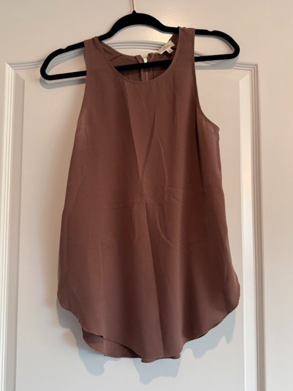 Aritzia Wilfred Brown Sevres Blouse | Size XS